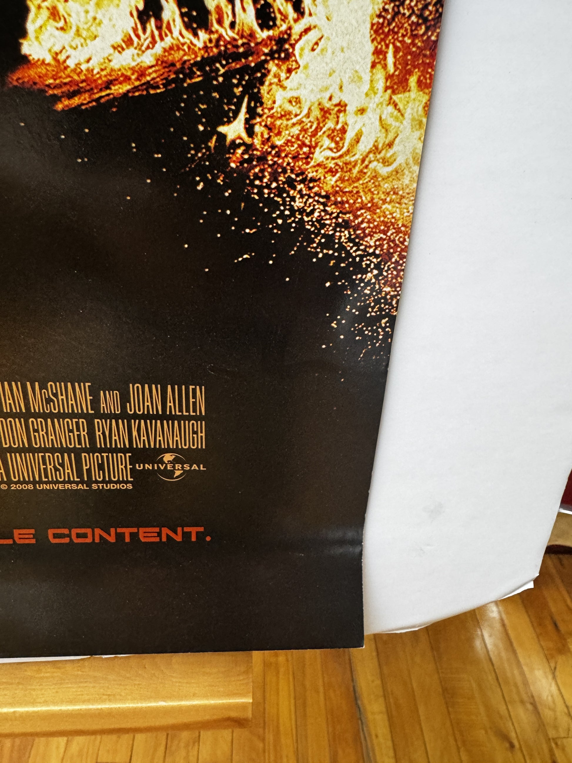 Death Race (2008) original movie poster - detail