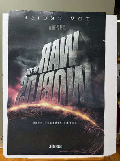 War of the Worlds (2005) original movie poster - detail