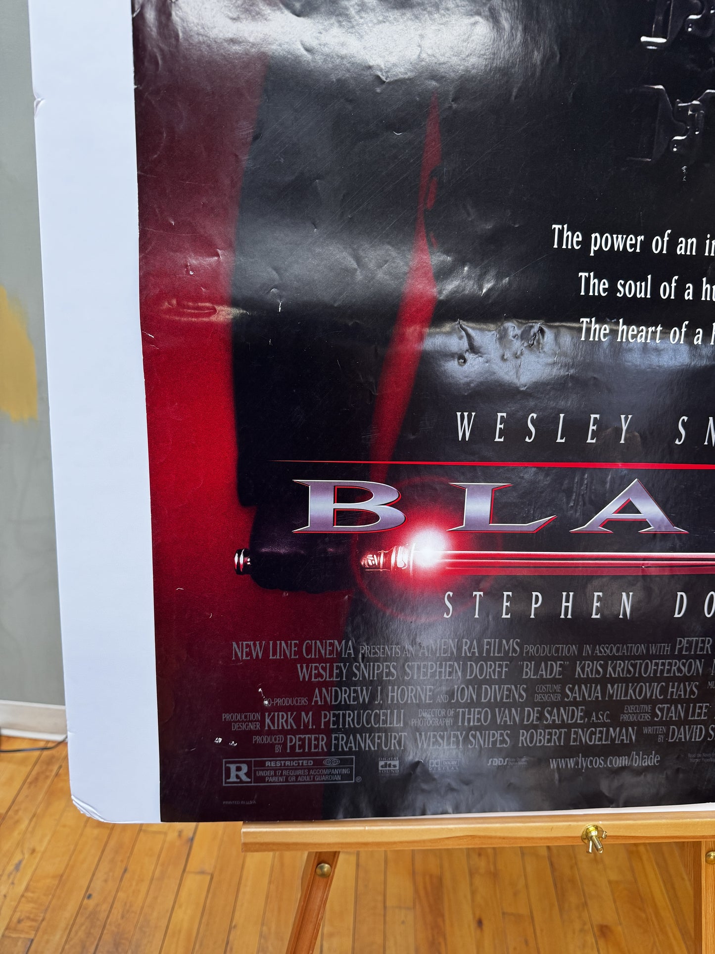 Blade (1998) original movie poster - front_detail