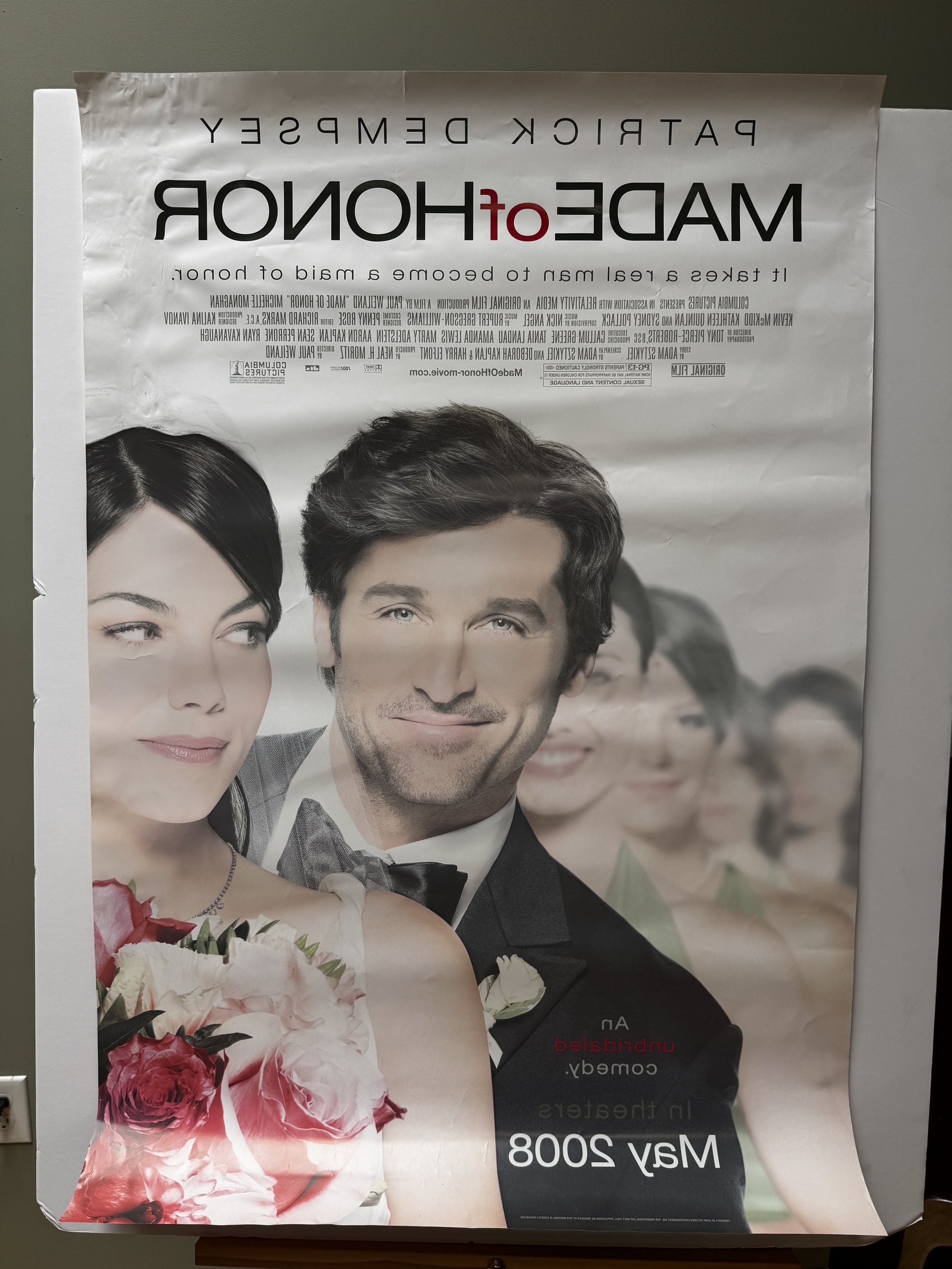 Made of Honor (2008) original movie poster - detail