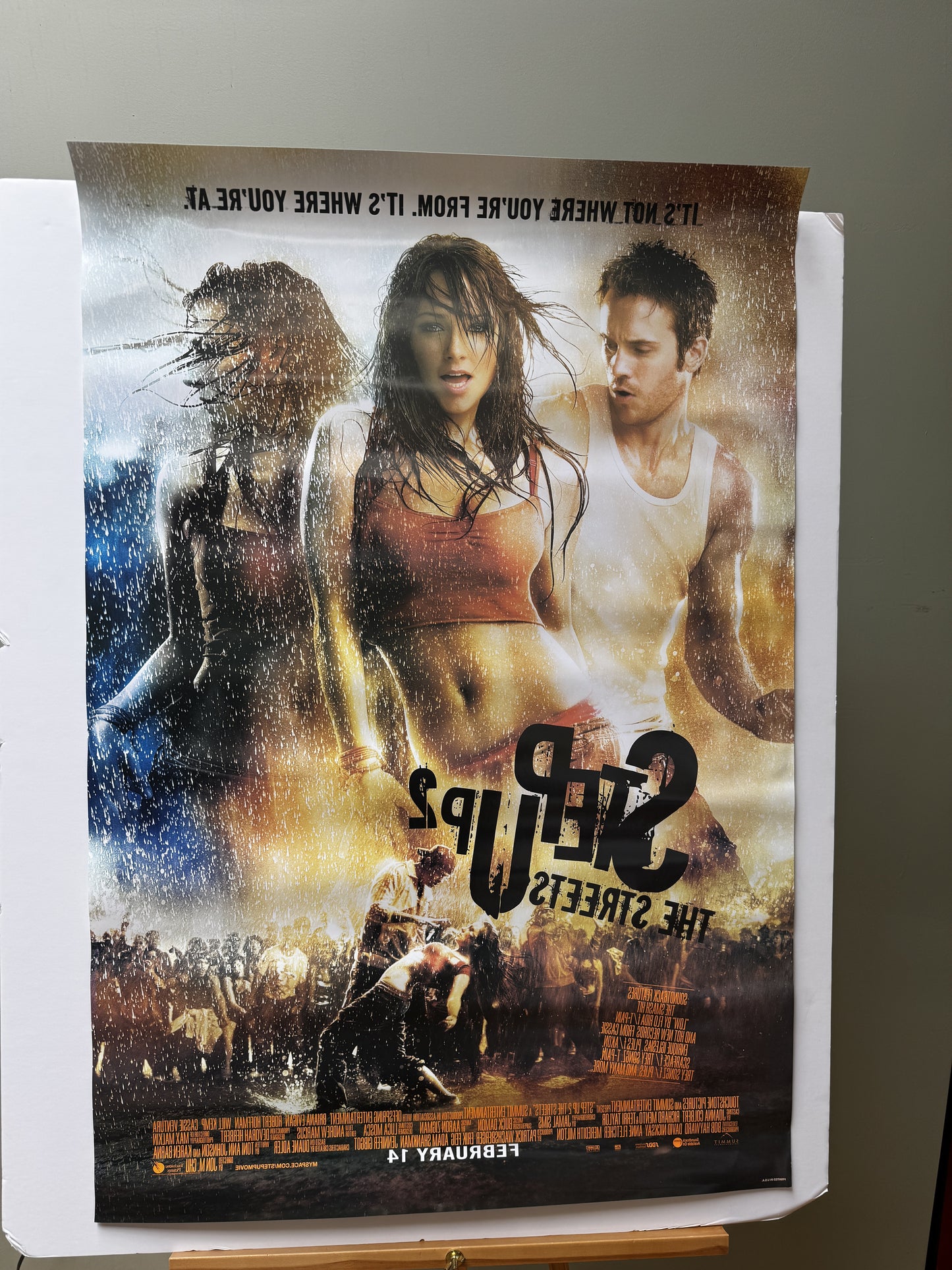 Step Up 2: The Streets (2008) original movie poster - detail