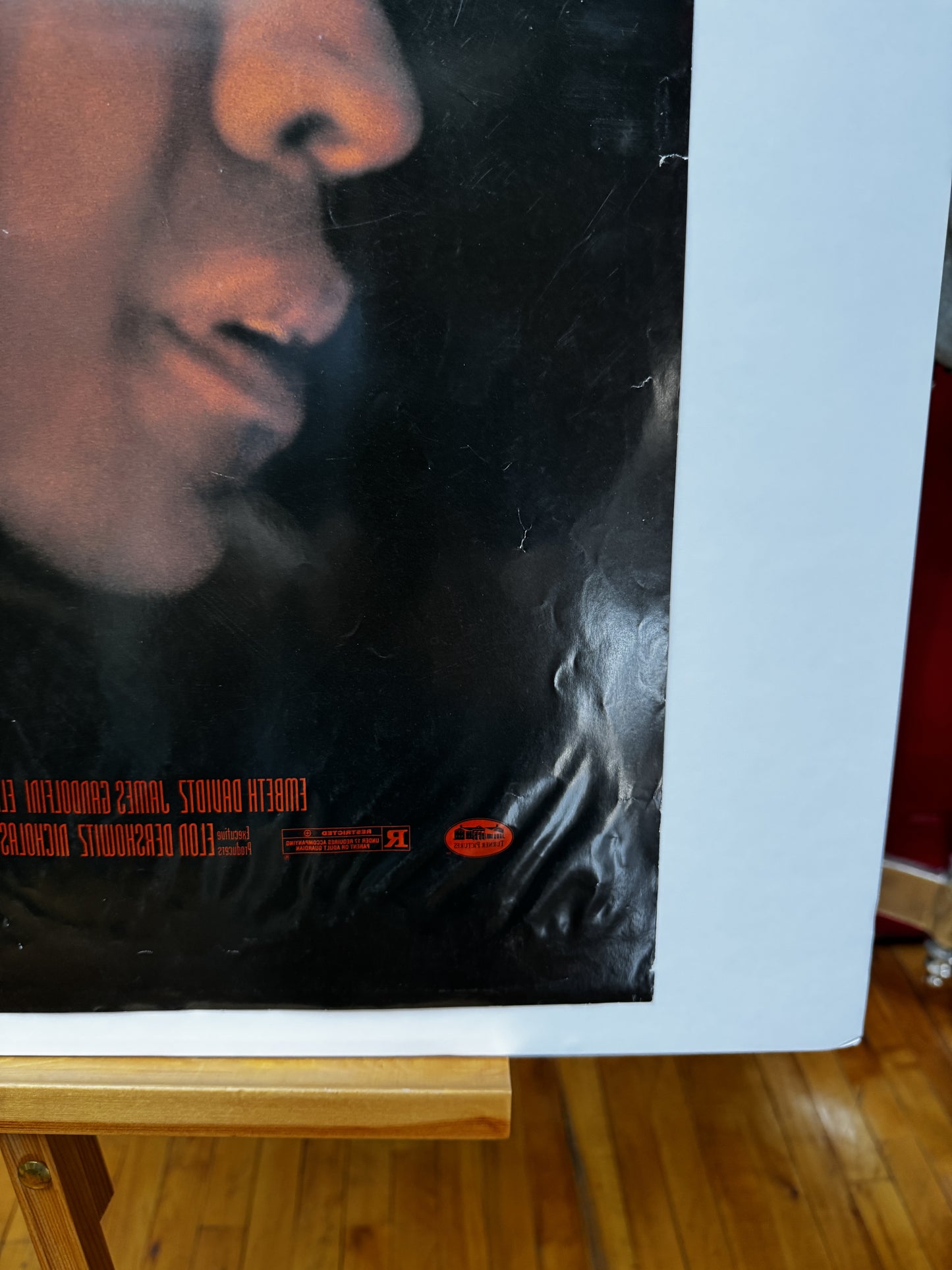 Fallen (1998) original movie poster - detail