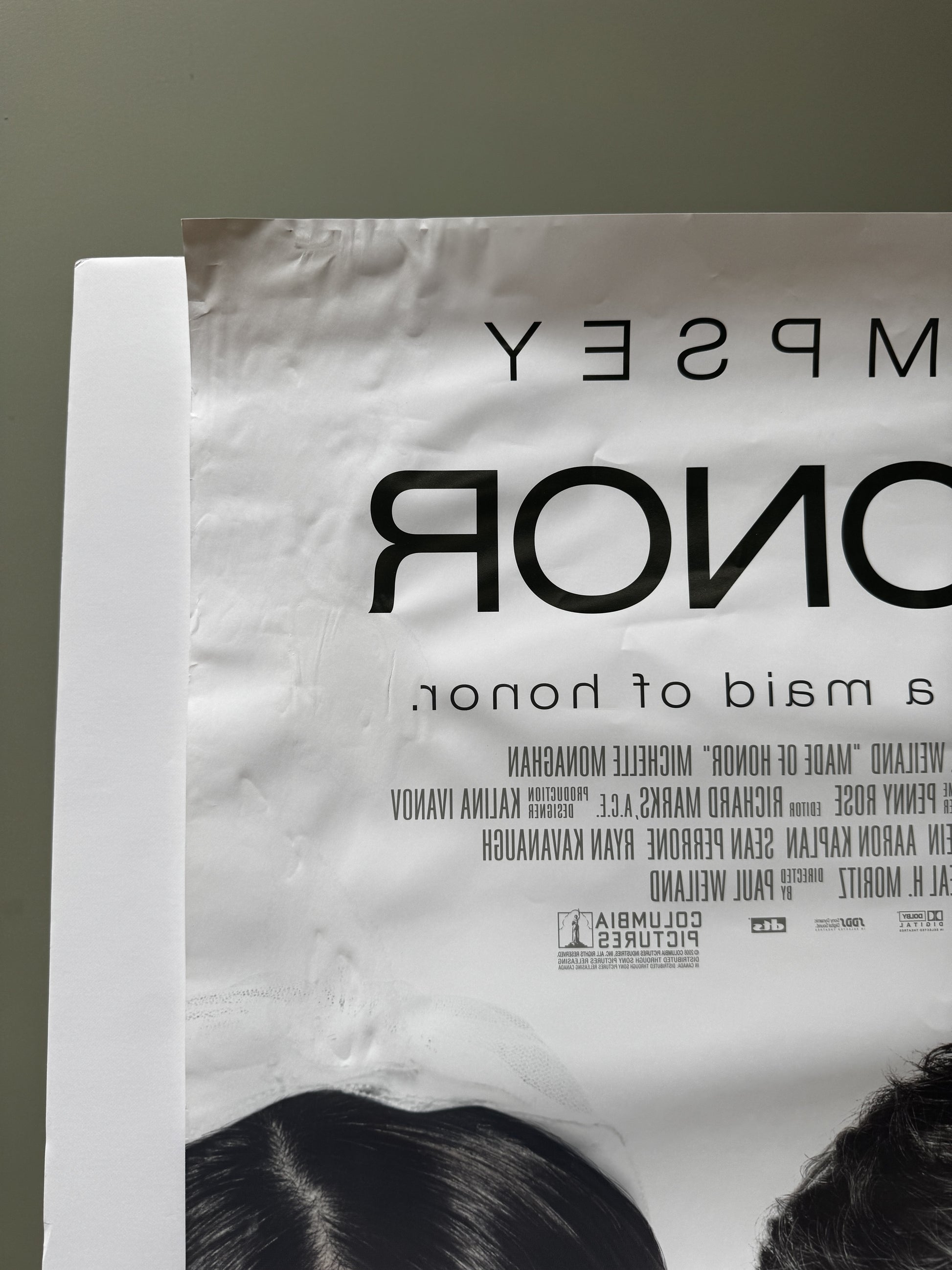 Made of Honor (2008) original movie poster - detail