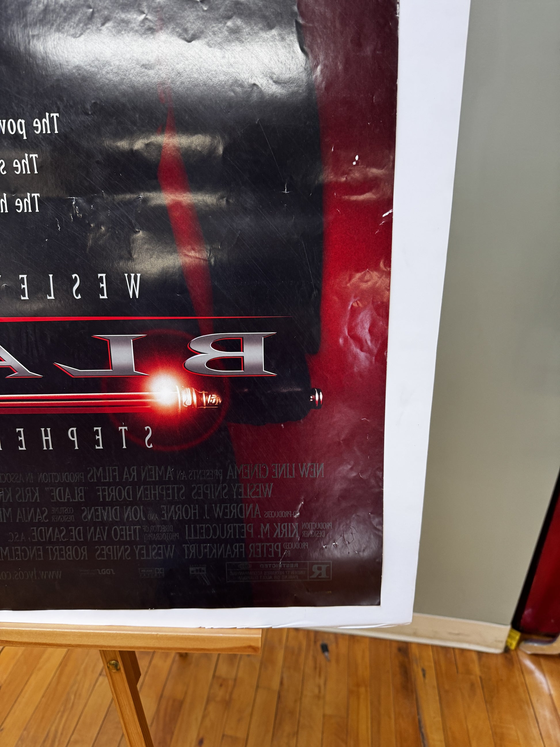 Blade (1998) original movie poster - front_detail