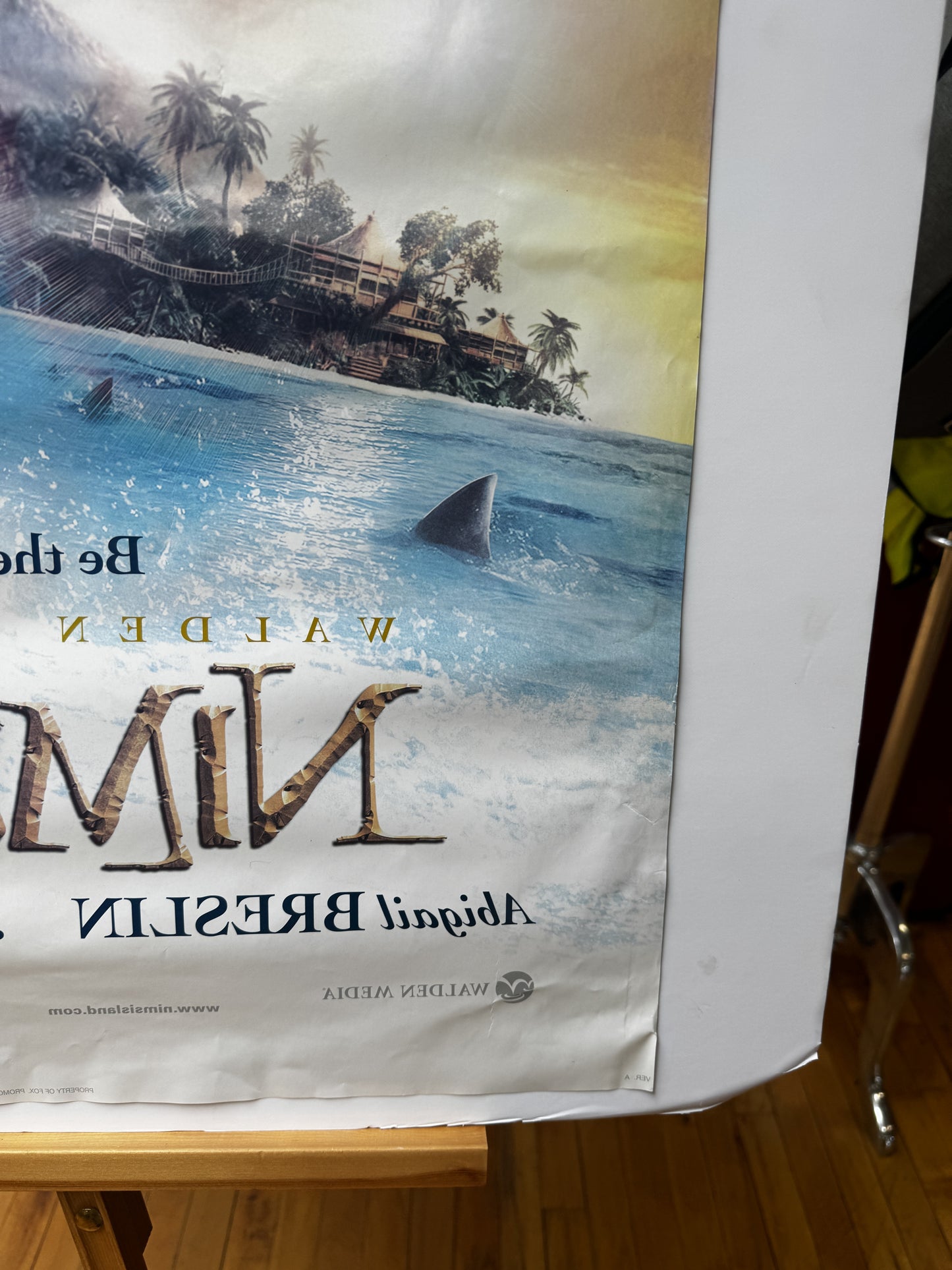 Nim's Island (2008) original movie poster - detail