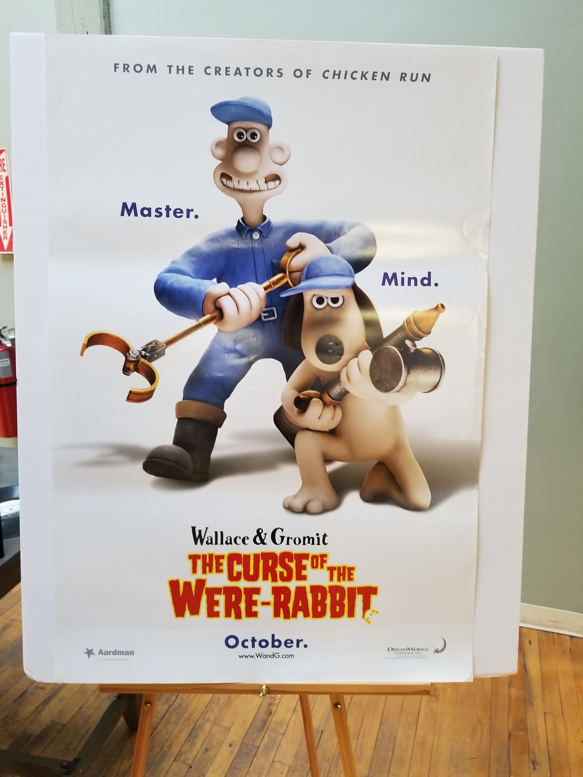 Wallace & Gromit: The Curse of the Were-Rabbit (2005) original movie poster - front