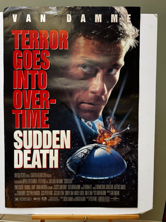 Sudden Death (1995) original movie poster - front
