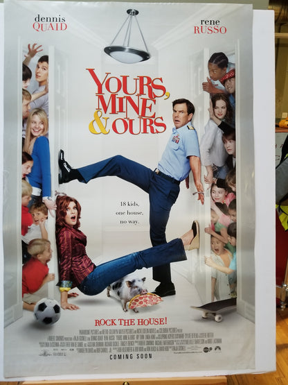Yours, Mine & Ours (2005) original movie poster - front