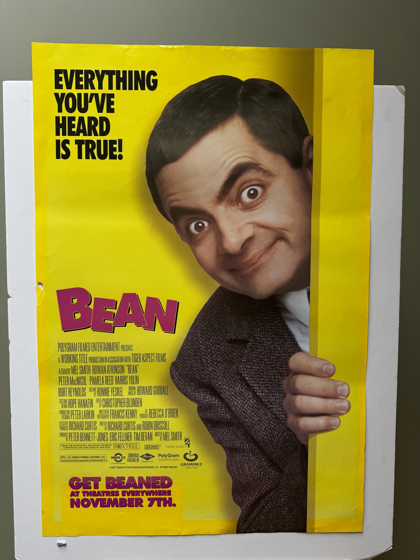 Bean (1997) original movie poster - front