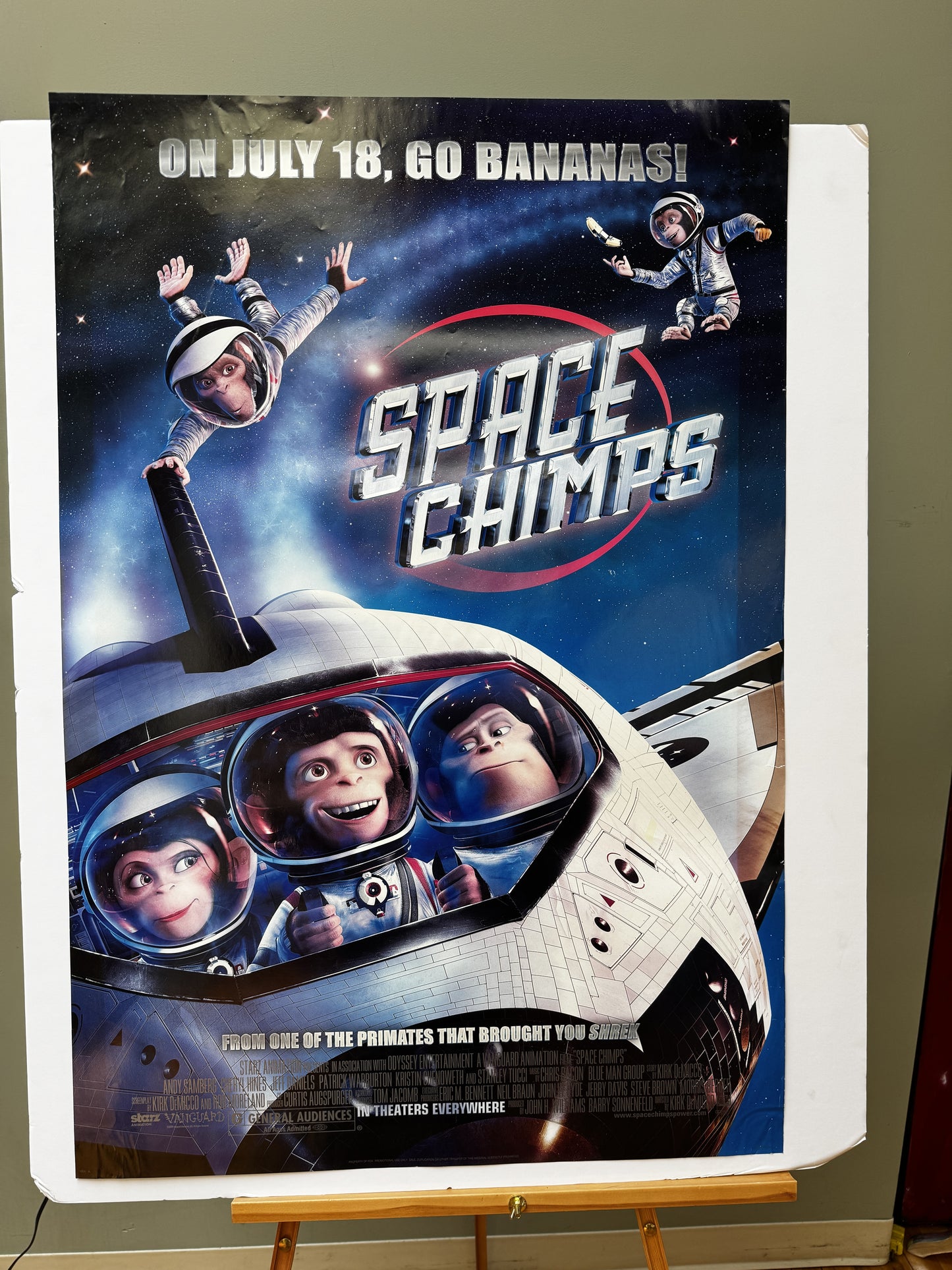 Space Chimps (2008) original movie poster - front