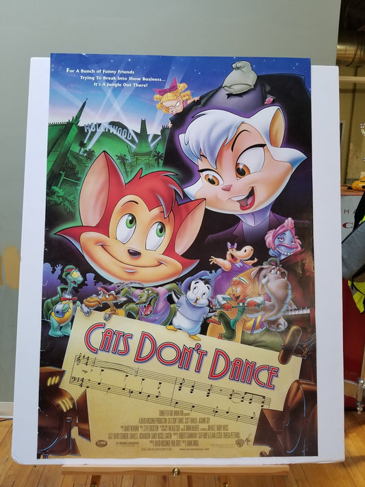 Cats Don't Dance (1997) original movie poster - front