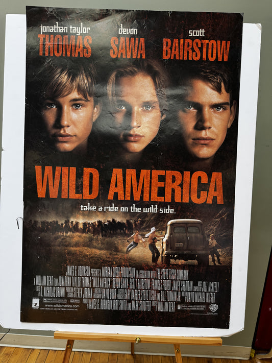 Wild America (1997) original movie poster - front