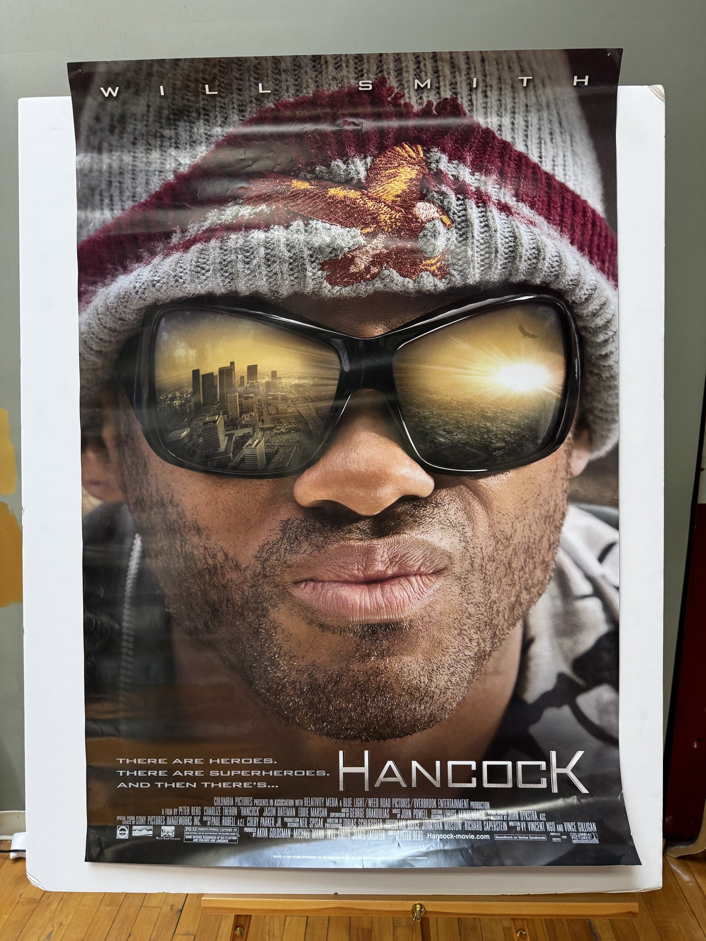 Hancock (2008) original movie poster - front