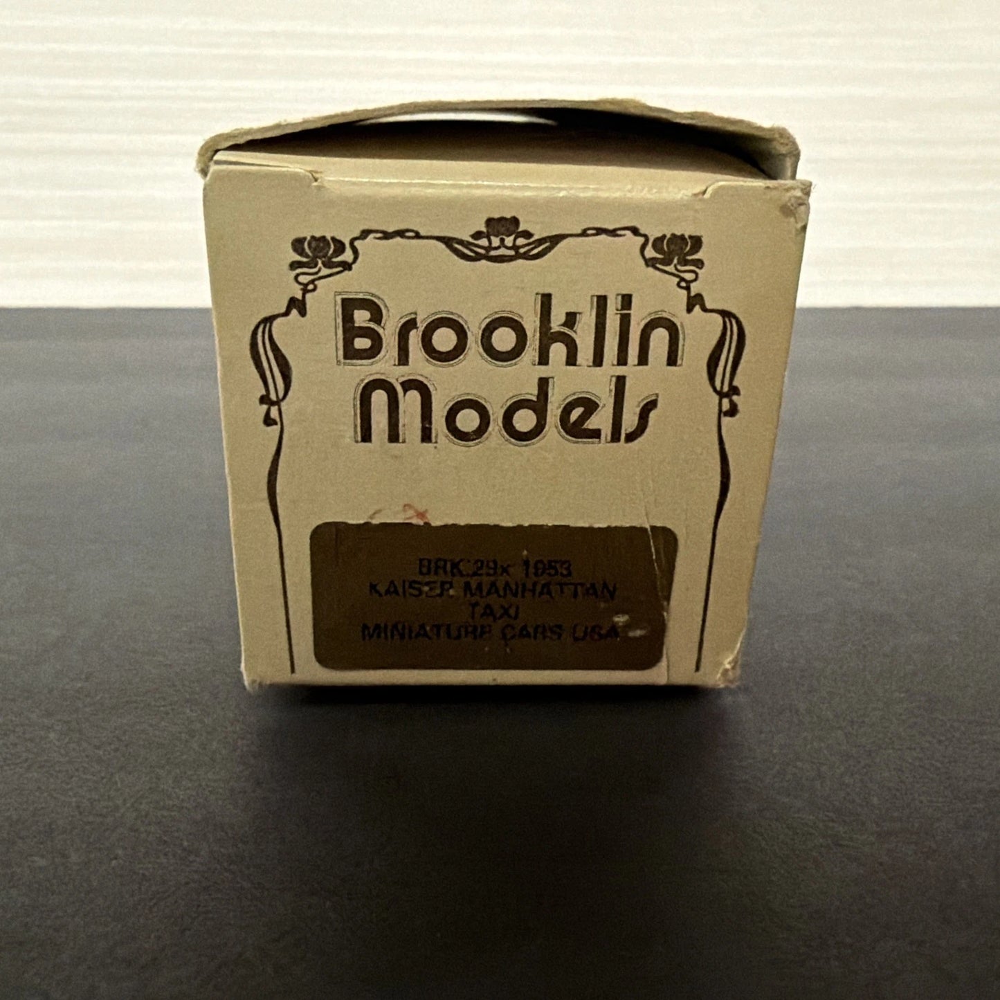Brooklin Models 1953 Kaiser Manhattan Taxi — 1:43 Diecast (BRK 29X, Boxed)