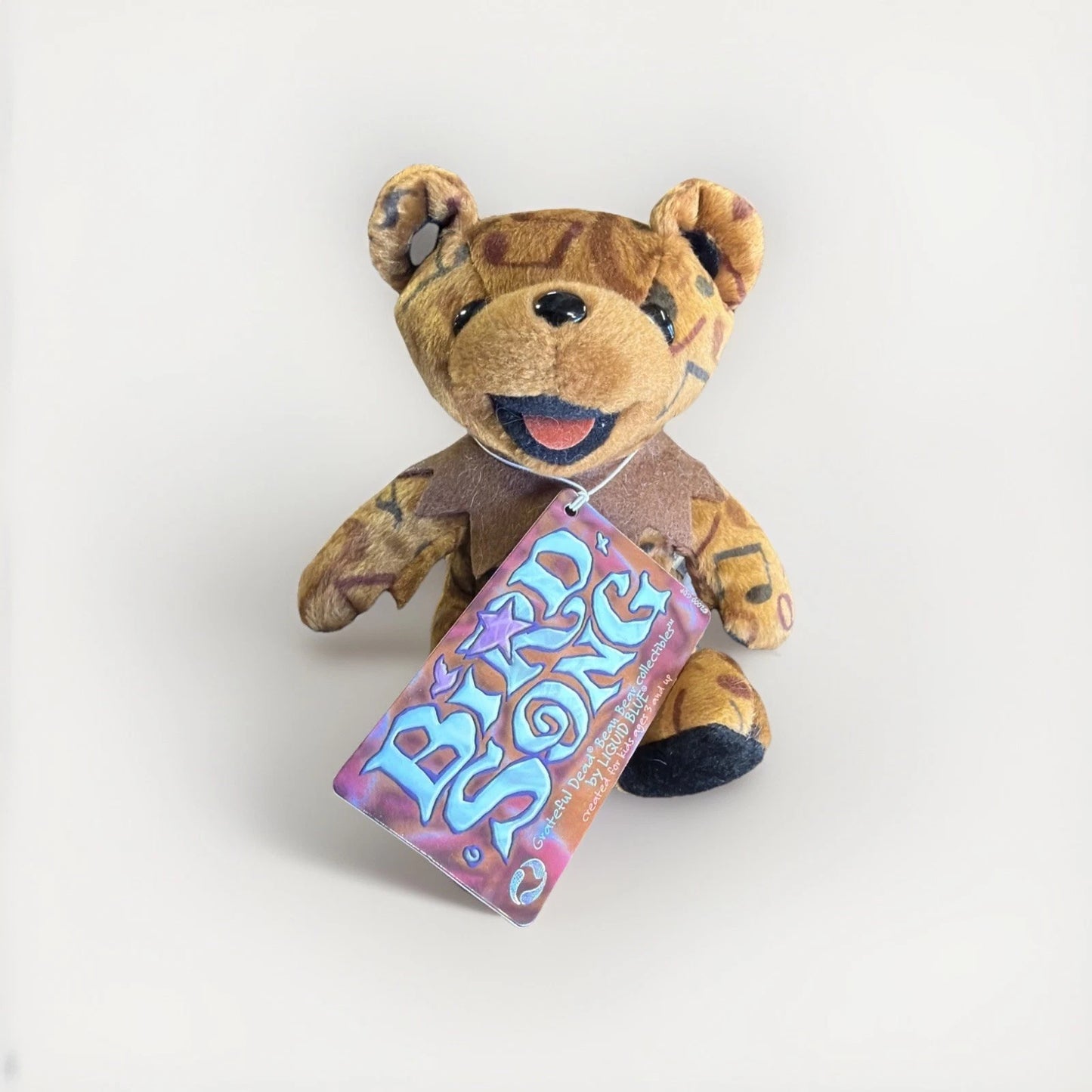 Grateful Dead "Bird Song" Bean Bear by Liquid Blue (New With Tags)