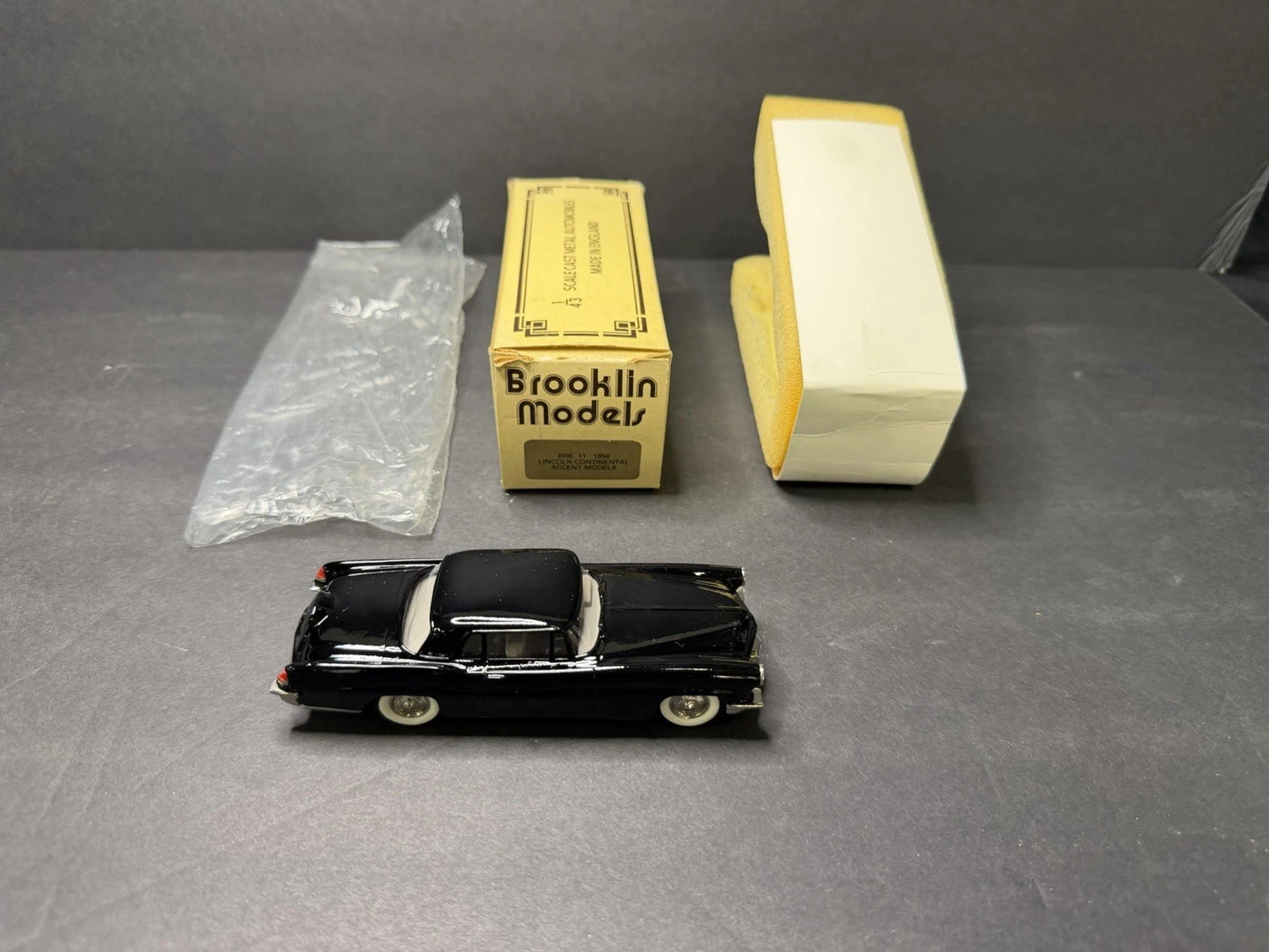 Brooklin Models 1956 Lincoln Continental — 1:43 Diecast (BRK11, Black)