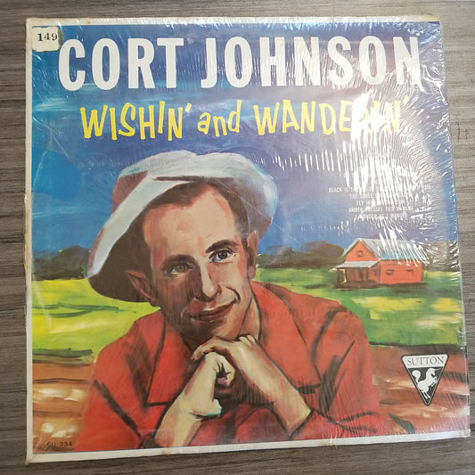 Cort Johnson - Wishin' and Wanderin' (1963, Sutton) VG+/VG+