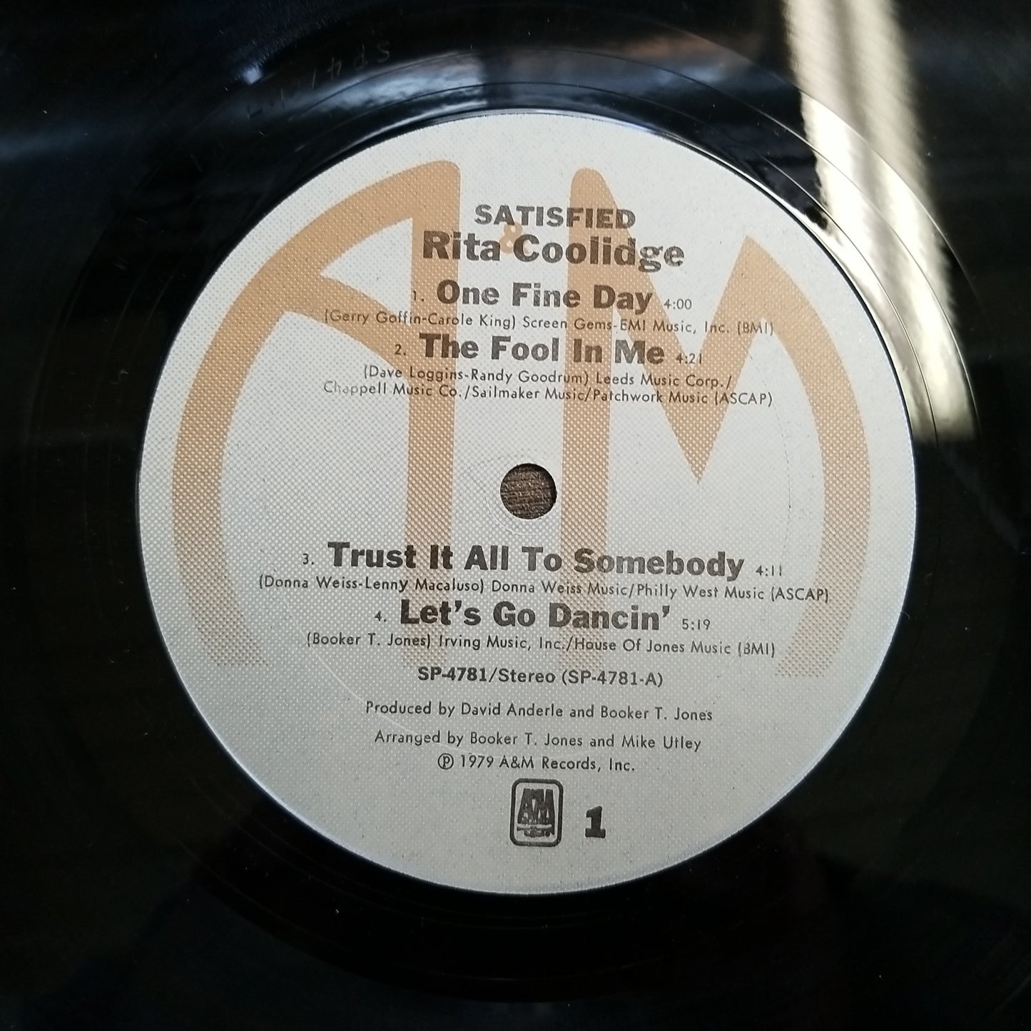Rita Coolidge - Satisfied (1979, A&M Records) VG+/VG+