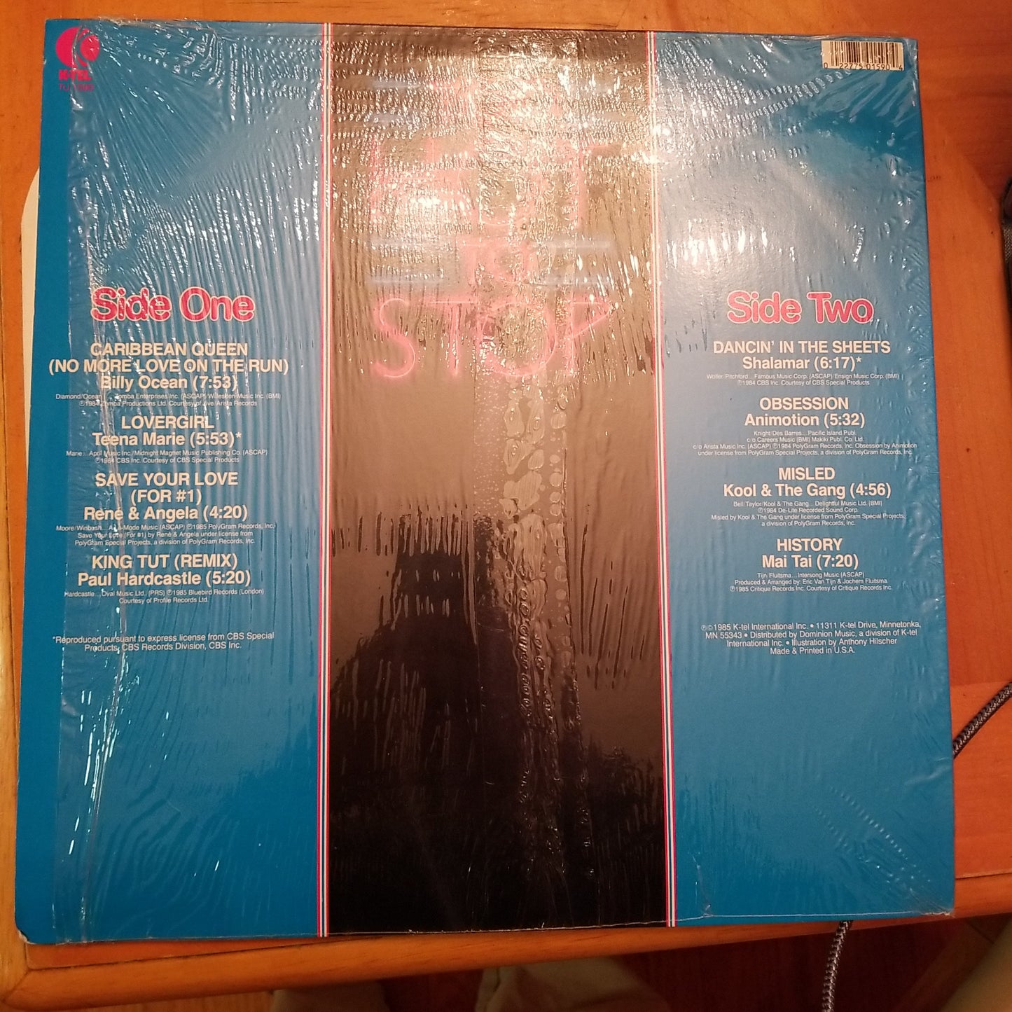 Various - Too Hot To Stop (1985, K-Tel International (USA), Inc.) VG+/VG+