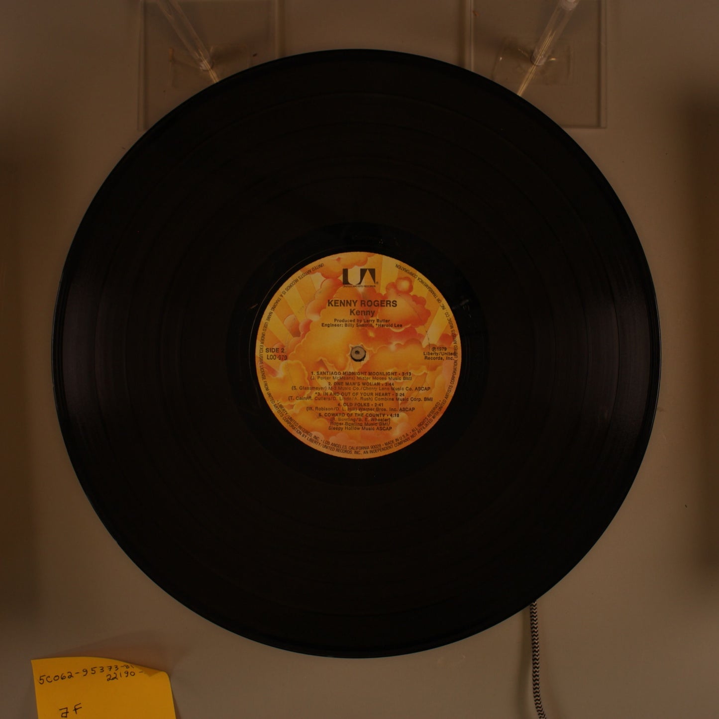 Kenny Rogers - Kenny (1979, United Artists Records) VG+/VG