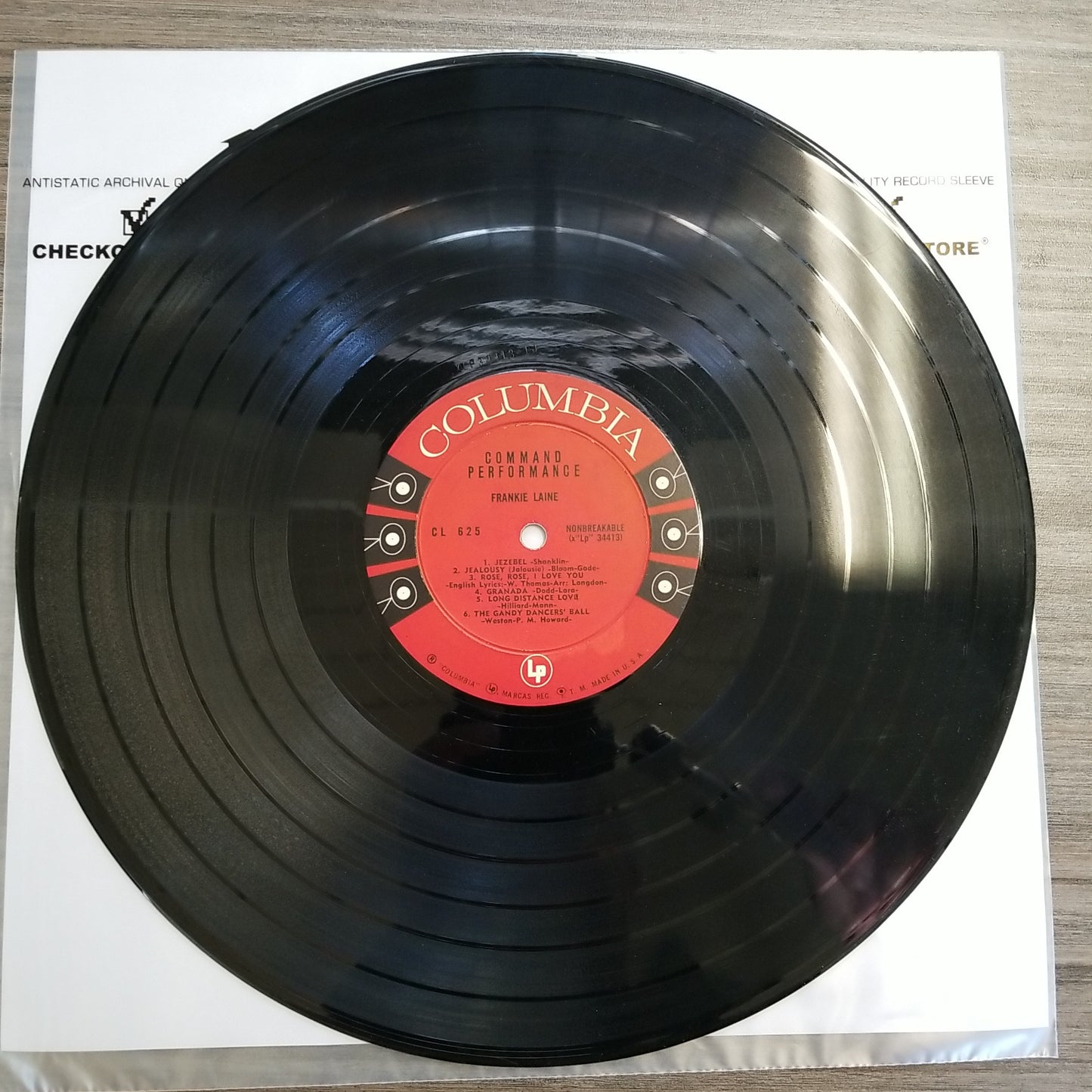 Frankie Laine - Command Performance (1955, Columbia) VG+/VG+