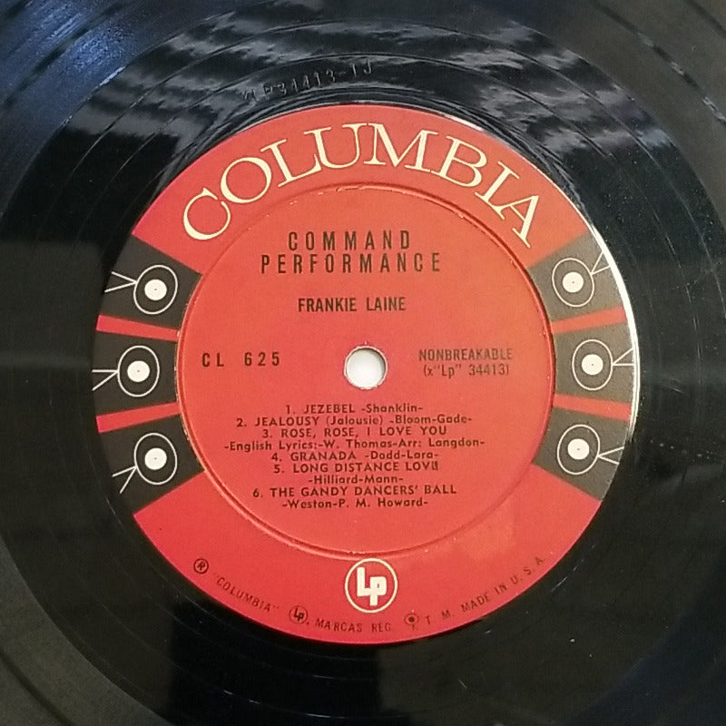 Frankie Laine - Command Performance (1955, Columbia) VG+/VG+