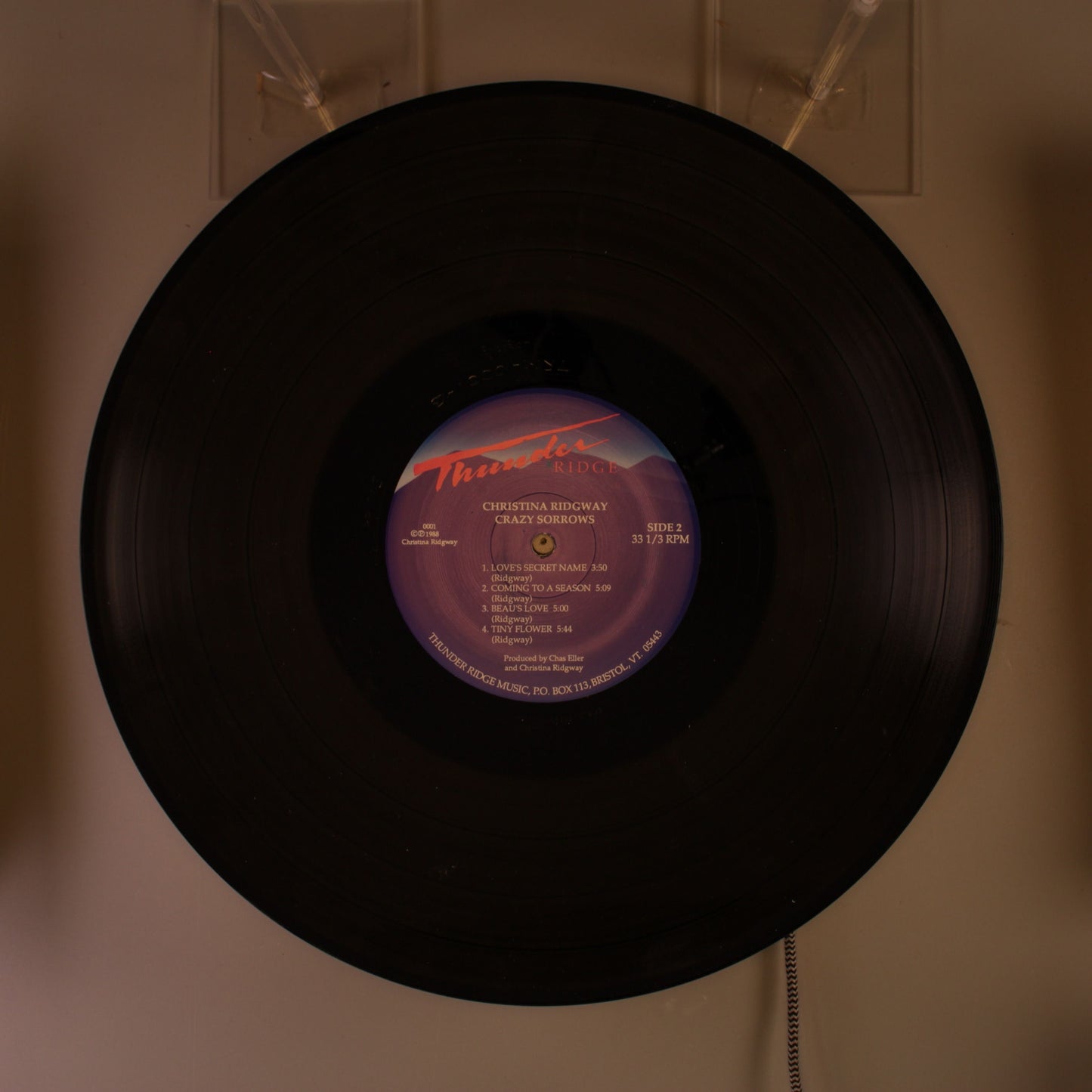 Christina Ridgway - Crazy Sorrows (1988, Thunder Ridge Music)