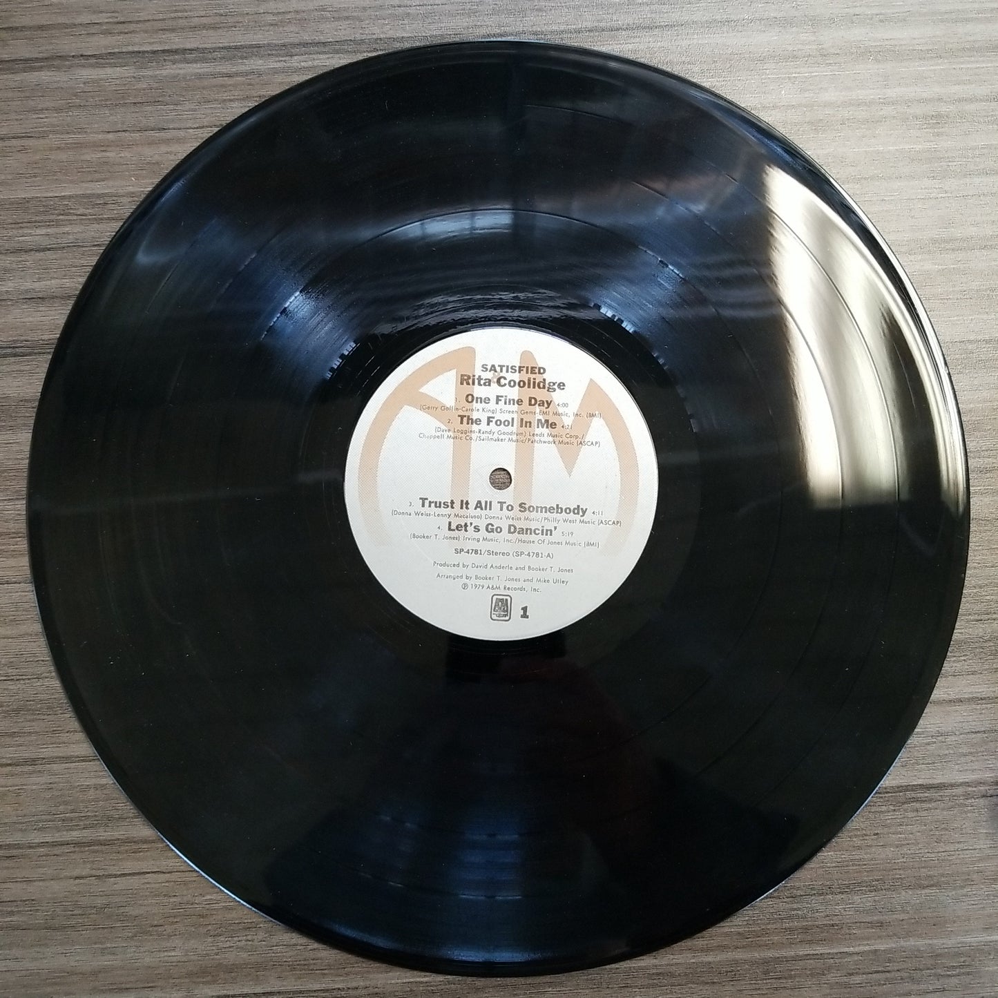 Rita Coolidge - Satisfied (1979, A&M Records) VG+/VG+