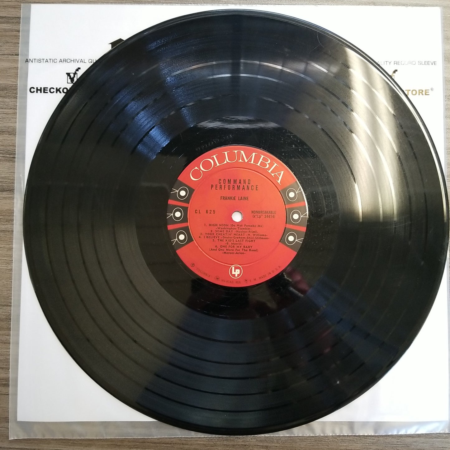 Frankie Laine - Command Performance (1955, Columbia) VG+/VG+