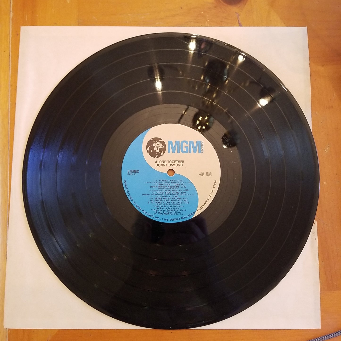 Donny Osmond - Alone Together (1973, MGM Records) VG/VG