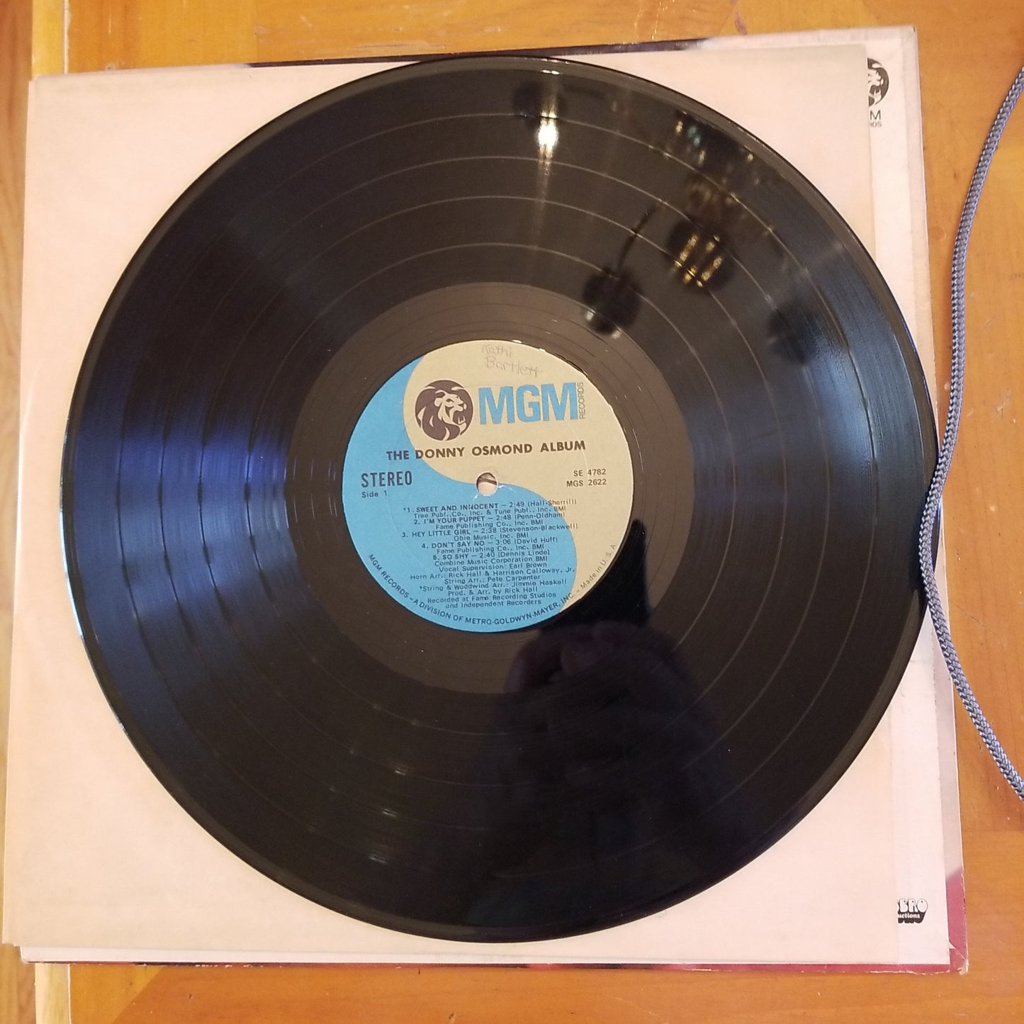 Donny Osmond - The Donny Osmond Album (1971, MGM Records) VG+/VG+