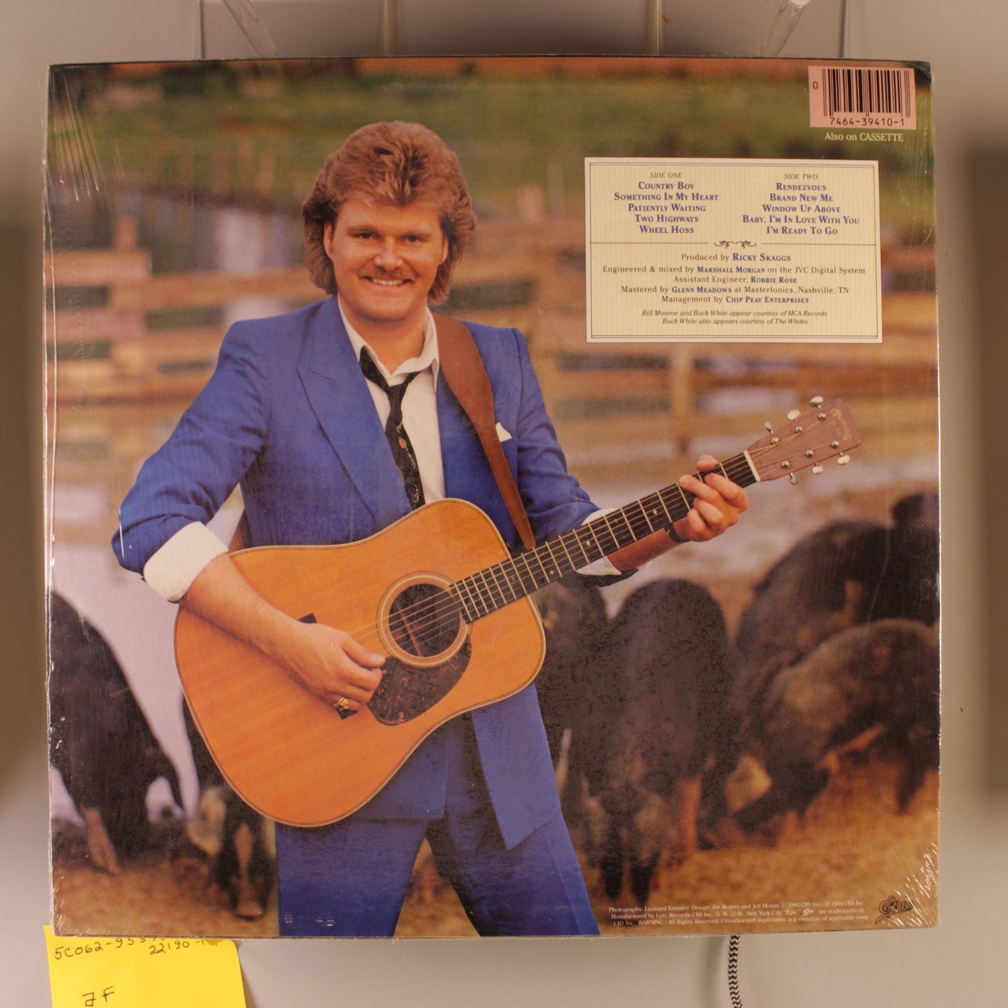 Ricky Skaggs - Country Boy (1984, Epic)