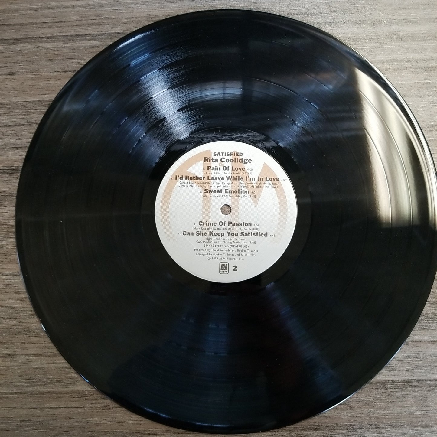 Rita Coolidge - Satisfied (1979, A&M Records) VG+/VG+