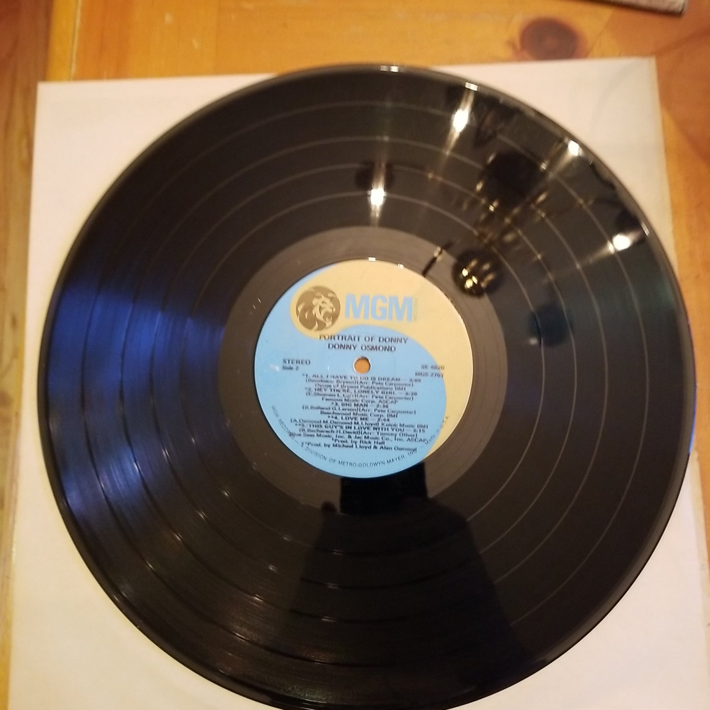 Donny Osmond - Portrait Of Donny (1972, MGM Records) VG/VG